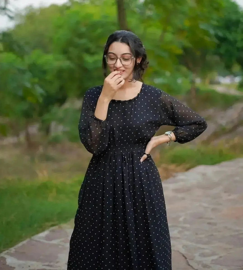 Polka Dotted Maxi