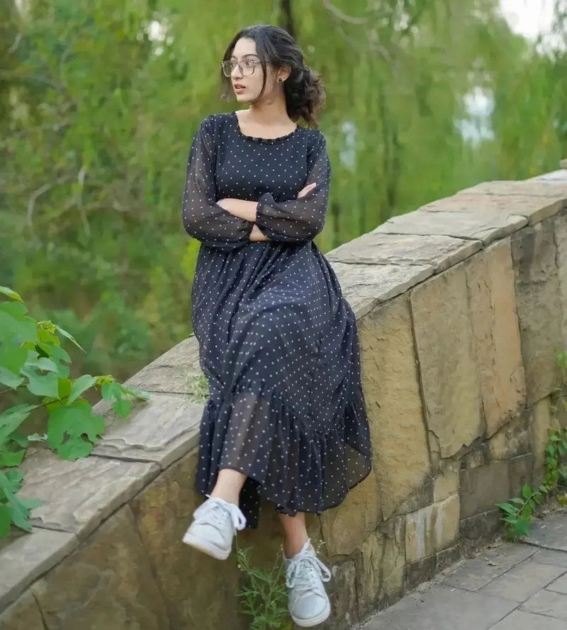 Polka Dotted Maxi