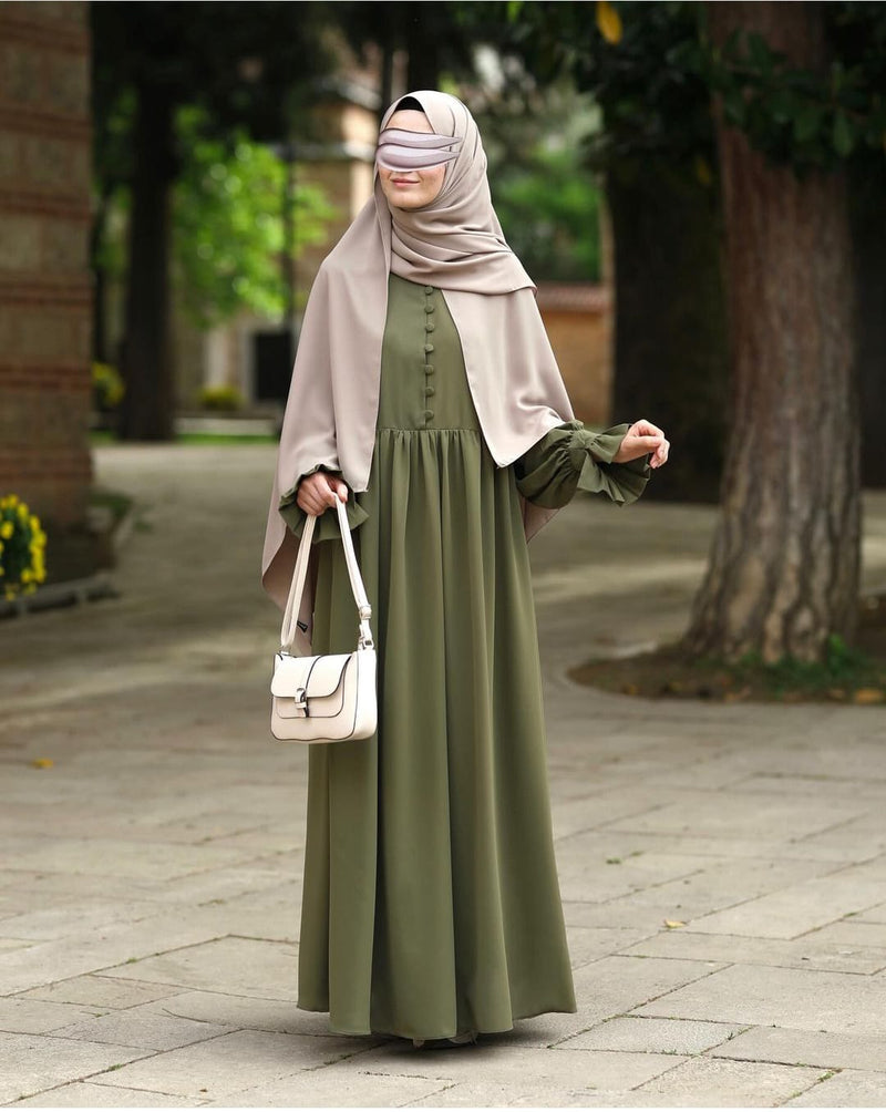 Olive Green Abaya