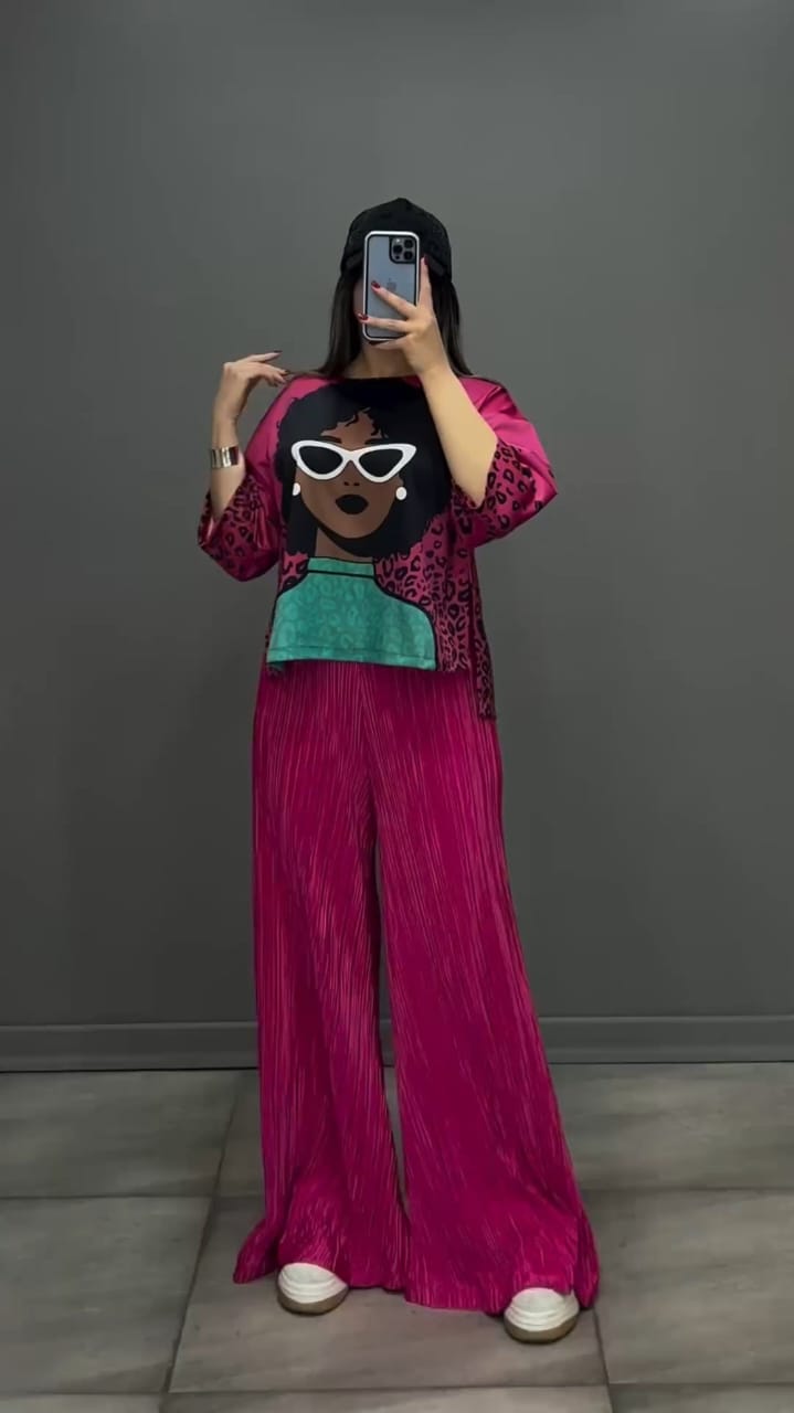 Printed shirt with crush flapper