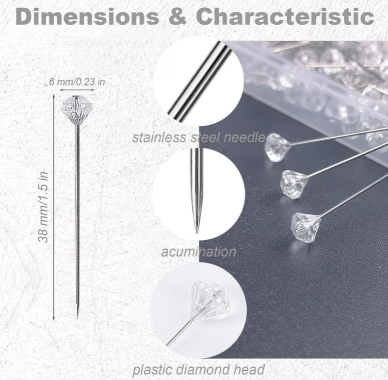 Diamond Scarve Pins