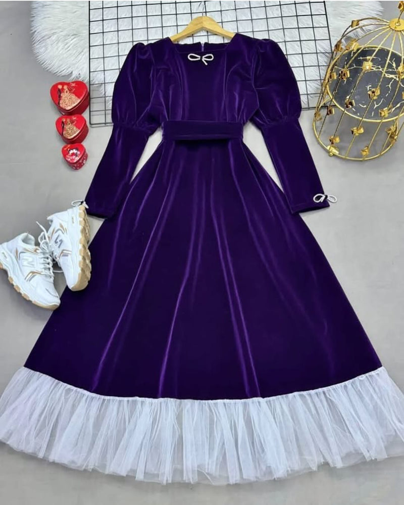 Valencia Velvet Frock