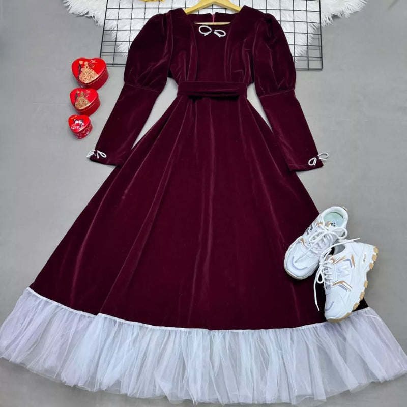 Valencia Velvet Frock
