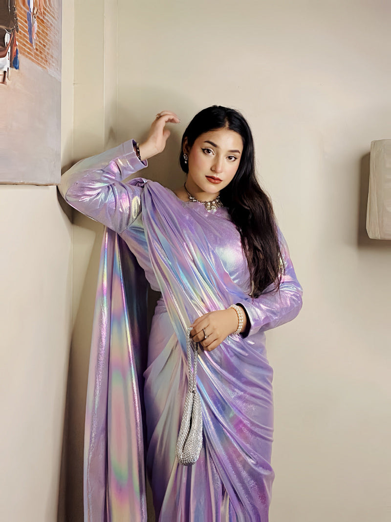 Rainbow Moonlight Saree