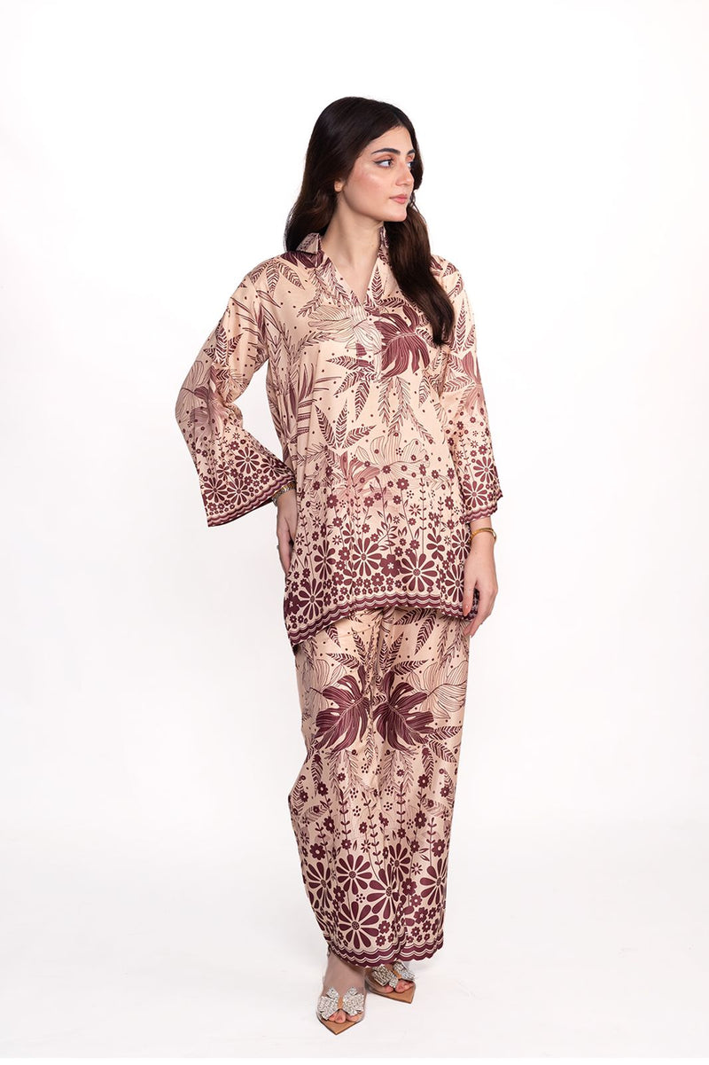 Creamy printed 2pcs
