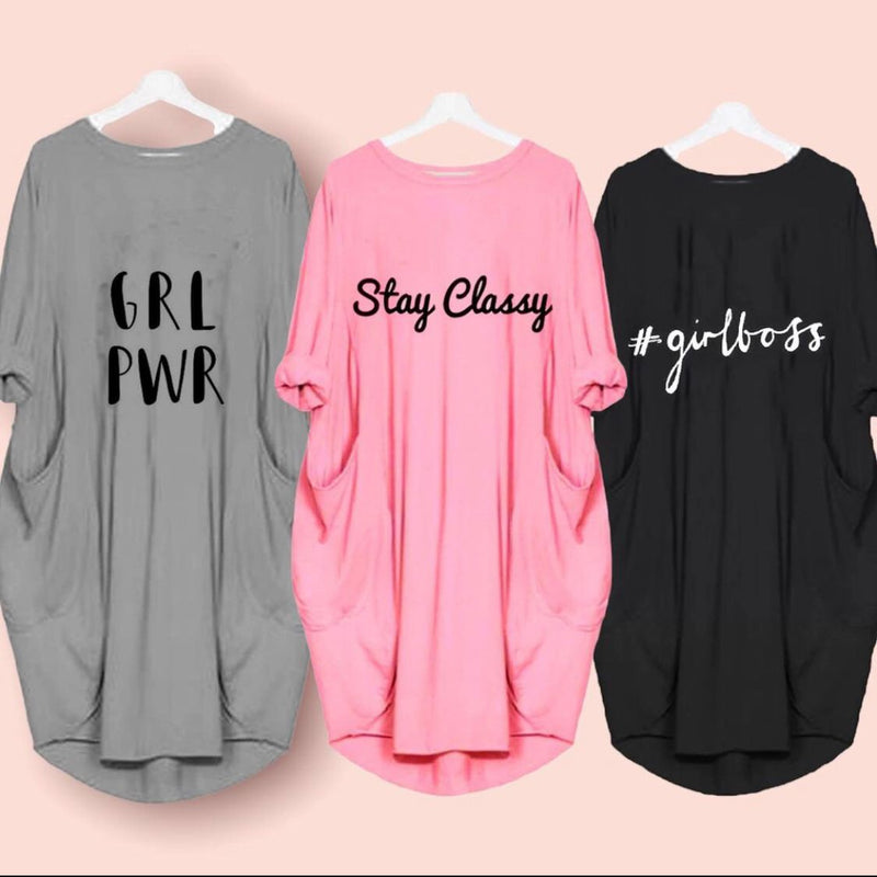 Printed Long Tee