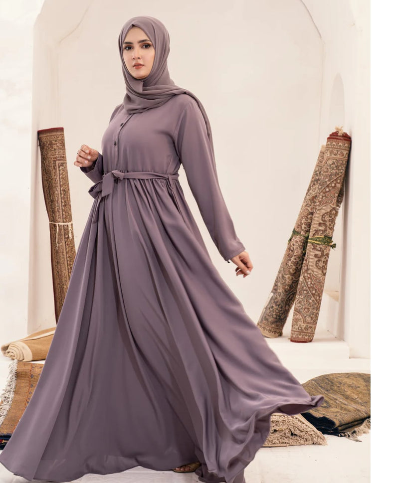 RAISIN PURPLE ABAYA  (BY BROFFICIALstore)