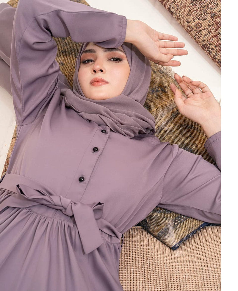 RAISIN PURPLE ABAYA  (BY BROFFICIALstore)
