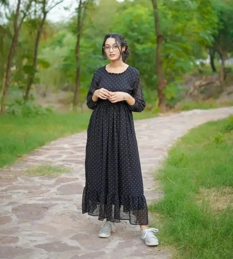 Polka Dotted Maxi