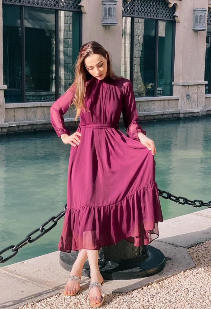 New: Chiffon Long Maxi With Premium Quality